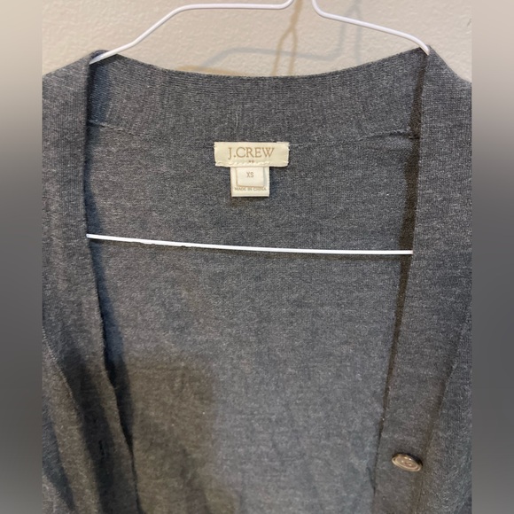 J Crew dark grey cardigan - Picture 2 of 3